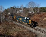 CSXT 8833 Leads L071 at Carmel